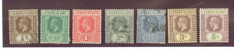 Leeward Islands #61/74 Unused