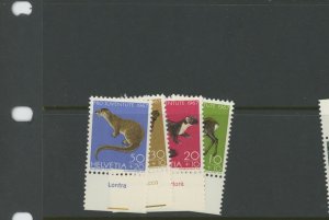 Switzerland B370-3 ** mint NH with tabs (2302 249)