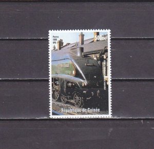 Guinea, 1998 issue. Train value from sheet of 9.