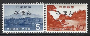 Japan 830-31 MNH Mihon J144-2