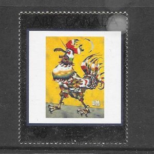 BIRDS - CANADA #1800  ART-CHICKEN  MNH