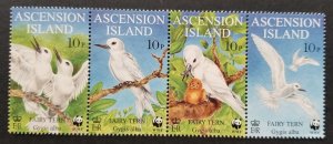 *FREE SHIP Ascension Island WWF White Tern 1999 Bird Fauna Wildlife (stamp) MNH