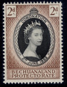 BECHUANALAND PROTECTORATE QEII SG142, 2d black & brown, NH MINT.