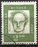 Germany; 1962: Sc. # 839:  Used Single Stamp +