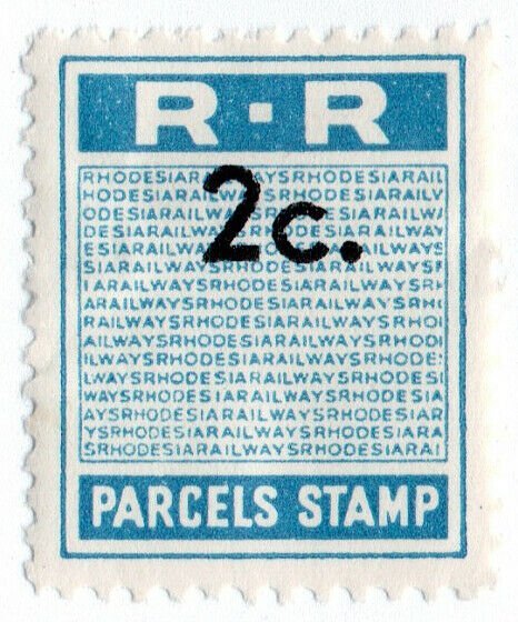 (I.B) Rhodesia Railways : Parcels Stamp 2c (unissued)