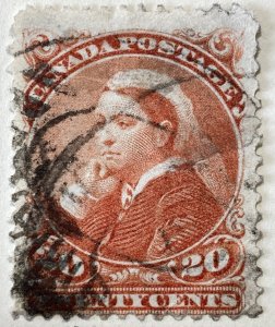 AlexStamps CANADA #46 XF Used