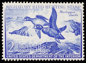 DUCK STAMPS RW19 mint NH  CV $90.00 (ID # 109614)