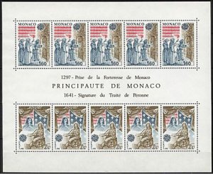 Scott #1330a Europa S/S MNH