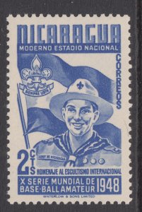 Nicaragua 718 Boy Scouts MNH VF