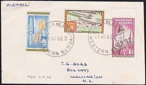 SAMOA 1965 cover to NZ - FAGAMALO cds......................................A8791