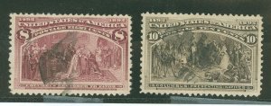 United States #236-237 Used Multiple