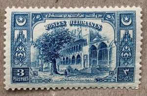 Turkey 1920 3pia blue Fountains of Suleiman, MNH. Scott 594, CV $1.25+