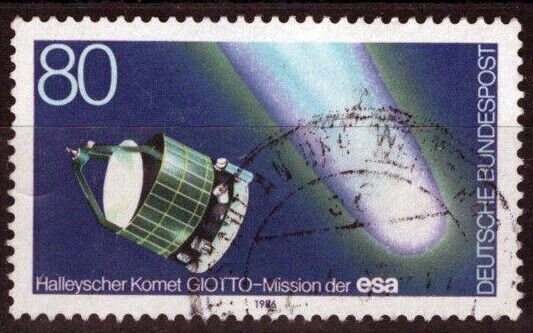 ZAYIX - 1986 Germany 1456 Used Halley's Comet - Astronomy - Space 113022S125 