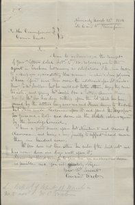 1857 SFL Neustadt (Grey) UC ERD to Toronto via Hanover Bentinck Guelph