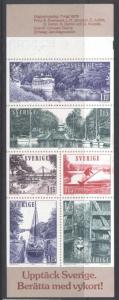 Sweden 1290a Booklet MNH Gota Canal, Boats