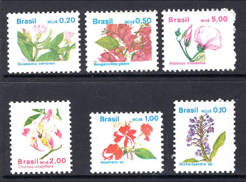 Brazil 2176-2178 Flowers MNH VF