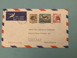 South Africa 1961 Air Mail to Germany Stamps Cover R41664