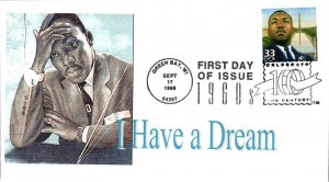 #3188a Martin Luther King Jr. GSCC FDC