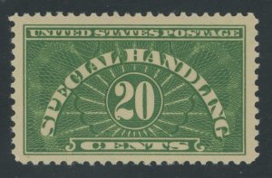 USA QE3 - 20 cent Special Handling - VF/XF Mint very lightly hinged