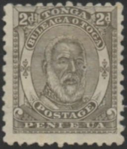 Tonga 1892 SG11 2d olive King George I MNH