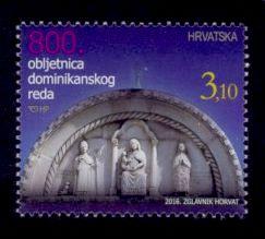 Croatia Sc# 995 MNH 800th Anniversary Dominican Order