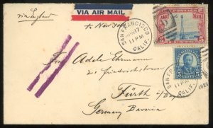 U.S. #C11 USED ON COVER