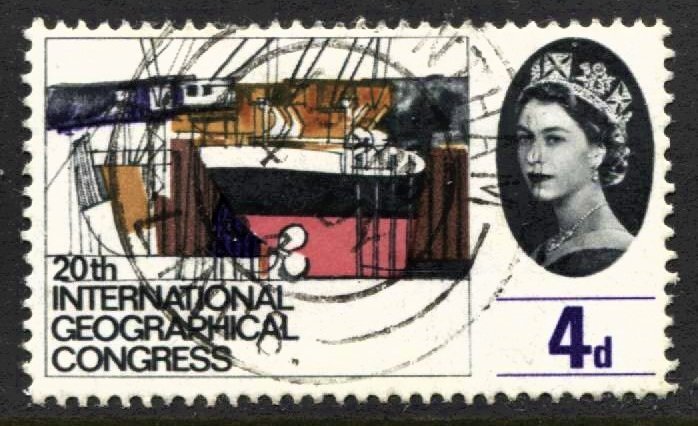 STAMP STATION PERTH Great Britain #411 QEII Geographical Cong. Used