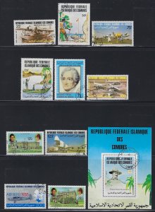 Comoro Islands 25 different, includes 1 as souvenir sheet