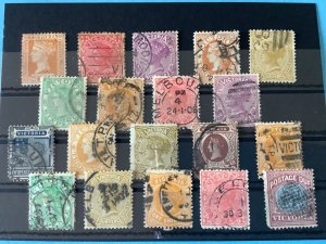 Australia Victoria Vintage Used Stamps R46312 
