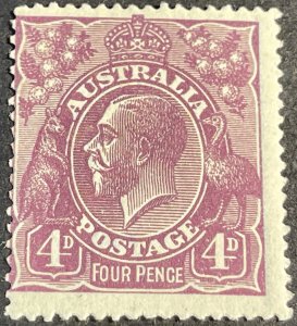 AUSTRALIA # 32-MINT/HINGED--SINGLE--VIOLET--1921