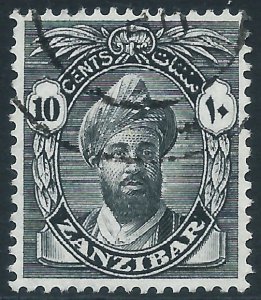 Zanzibar, Sc #202, 10c Used