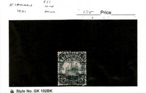 Kiauchau - Germany, Postage Stamp, #11 Used, 1901 (AC)