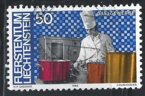 Liechtenstein #792 50rp Industries & Occupations - Catering