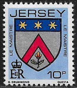 Jersey #256 Mint Never Hinged Stamp - Coat of Arms - Le Maistre