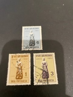 Portuguese India sc 524-526 u comp set