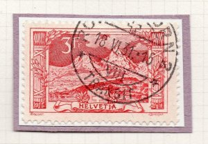 Switzerland 1918 SHADES Early Issue Fine Used 3F. NW-210291