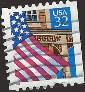 # 2921 USED FLAG OVER PORCH
