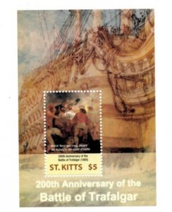 Saint Kitts 2005 - Battle of Trafalgar - Souvenir Stamp Sheet - Scott #636 - MNH