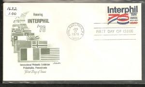 Interphil 1976 Artmaster U/A FDC  BIN 1732