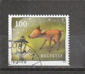 Switzerland  Scott#  1504  Used  (2013 Fawn, Lantern)