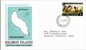 Solomon Islands, Worldwide First Day Cover, Military Related