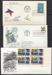 USA -  Four FDC collection lot-1 - (1407)