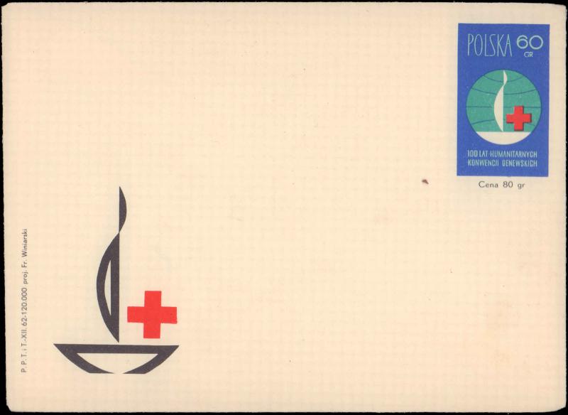 Poland, Red Cross, Postal Stationery