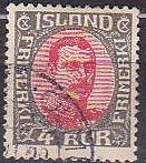Iceland 110 1920 Christian X Used HR