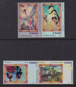 Indonesia 2013-2014 Paintings MNH VF