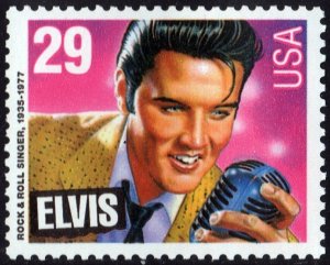 SC#2721 29¢ American Music Series: Elvis Presley Single (1993) MNH