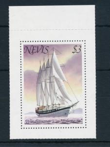 [15052] Nevis 1980 Sailing Ship Souvenir Sheet Block VF MNH