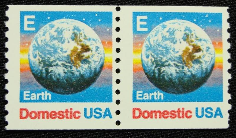 US #2279 MNH Coil Pair, Earth, SCV $1.00 