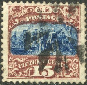 #119 XF USED WITH FANCY CANCEL CV $250.00 BP3042