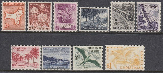 Christmas Island 11-20 1963 Def mnh